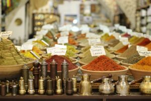 spices, shop, market