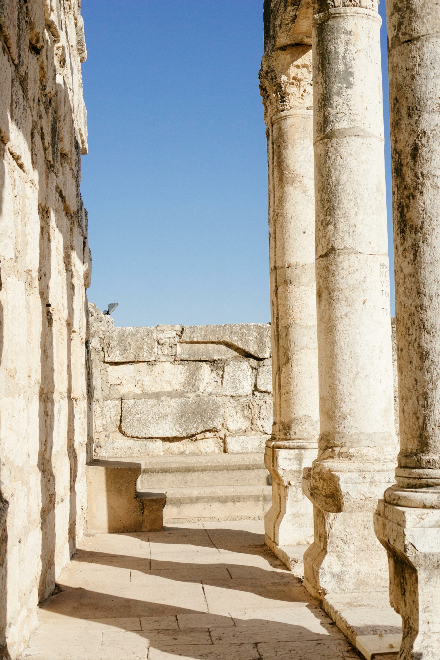 Row of Concrete Column